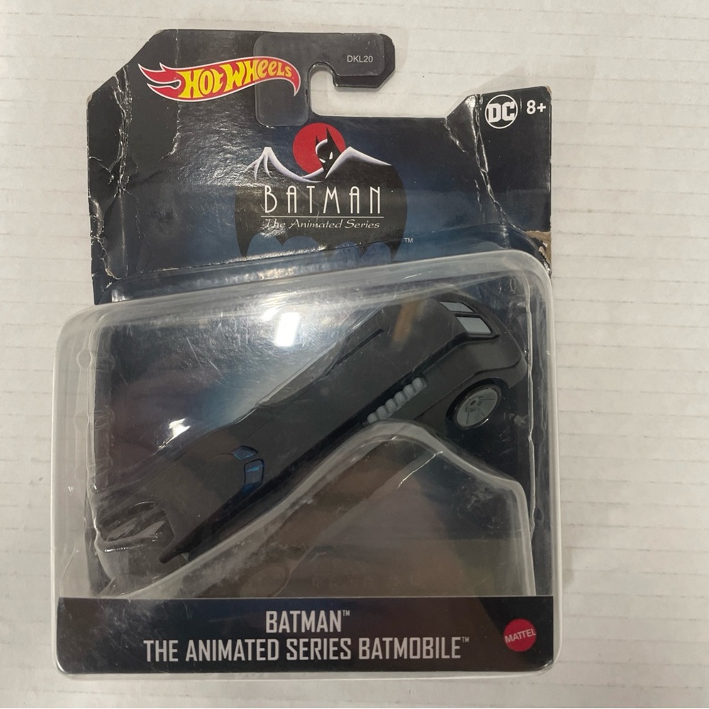 Hot Wheels Batman Animated Series Batmobile Scale DC Comics